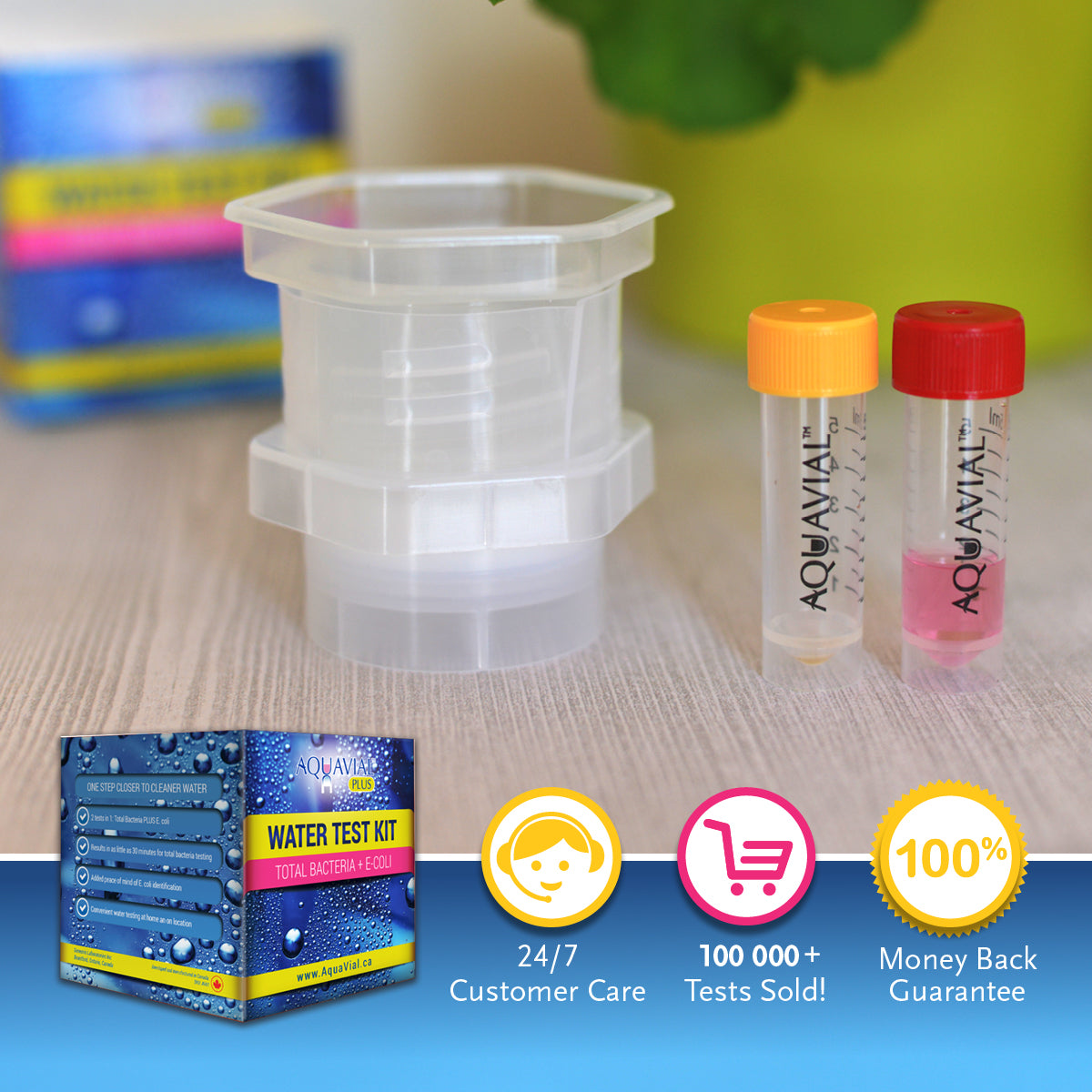 AquaVial Plus Water Test Kit US