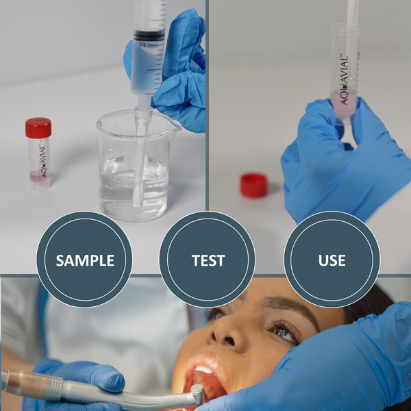 AquaVial Quick Check - Dental Unit Waterline test