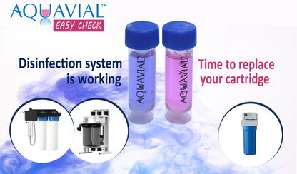 AquaVial Easy Check Water Testing Kit for Drinking Water Pool Hot Tub Spa Highly Sensitive Tests Detecting Bacteria and Fungi 2 Pack US