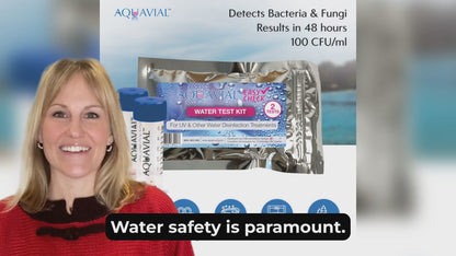 AquaVial Easy Check Water Testing Kit for Drinking Water Pool Hot Tub Spa Highly Sensitive Tests Detecting Bacteria and Fungi 2 Pack US