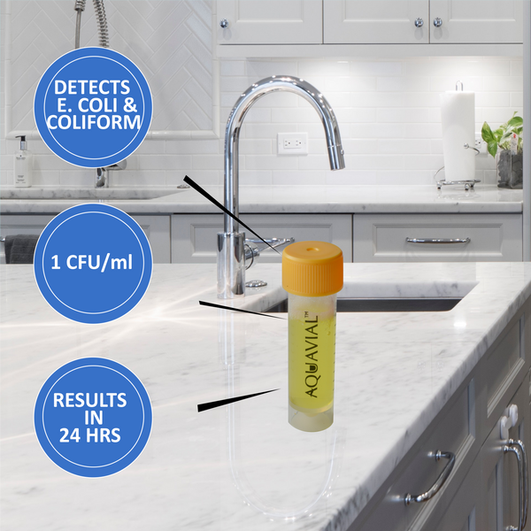 AquaVial Well Water Test kit -      E. Coli and Coliform