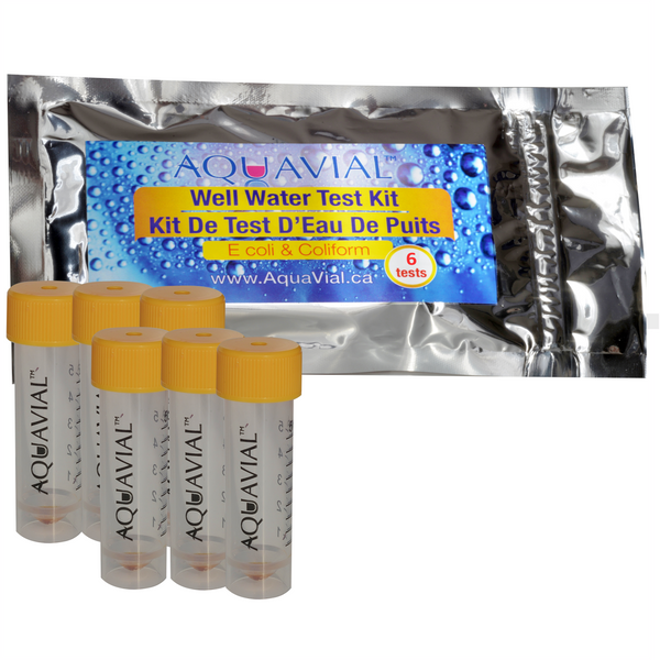 AquaVial Well Water Test kit -      E. Coli and Coliform