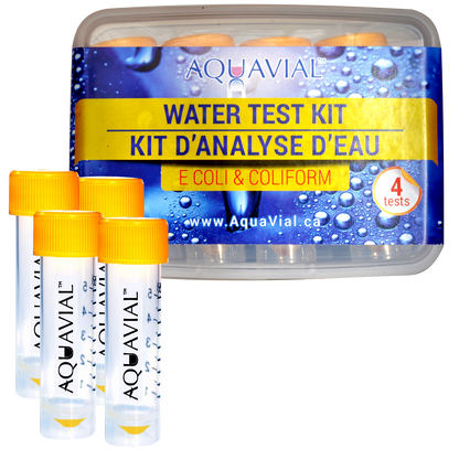 AquaVial Water Test Kit - E. Coli and Coliform US