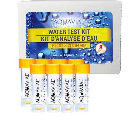 AquaVial Water Test Kit - E. Coli and Coliform US