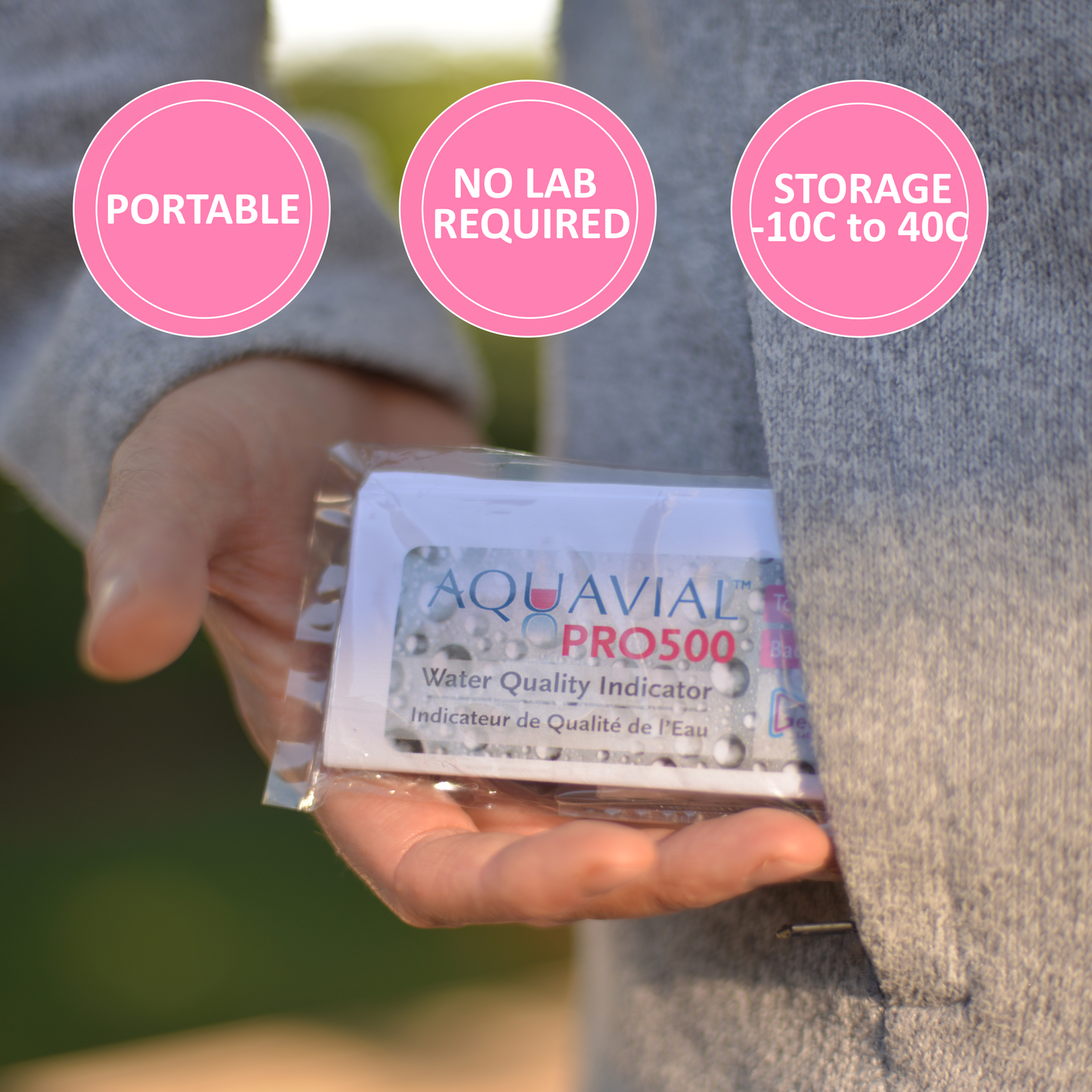 AquaVial PRO500 for Professional & Industrial Use